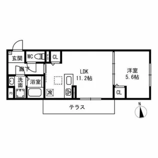 Fleur Ⅱ【3階】の間取り