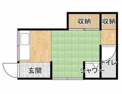 西舞子3丁目アパート5【1階】の間取り