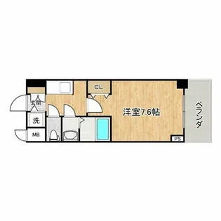 サムティ本町橋ⅡMEDIUS【10階】の間取り