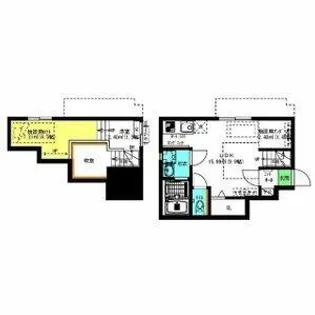 RISE吹上【102号室】の間取り