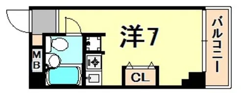 リモージュ岡本【4階】の間取り