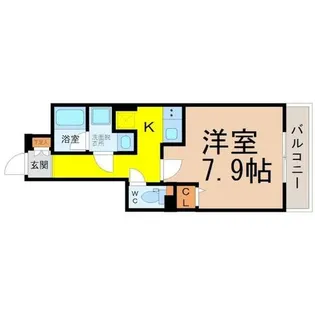 ディアレイシャス大須赤門通本町【10階】の間取り
