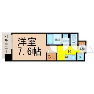 プレサンス名古屋STATIONディーヴァ【2階】の間取り