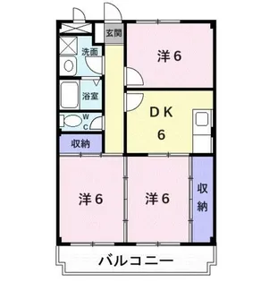 マリッチ小谷【3階】の間取り