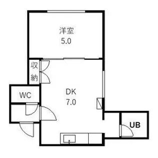 メープルN21【103号室】の間取り