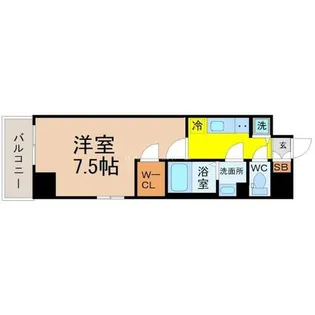 エスリード泉プライム【11階】の間取り