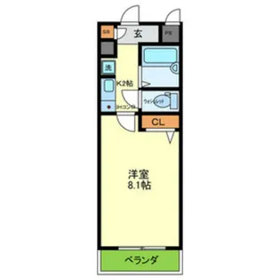 レイディアンス【3階】の間取り