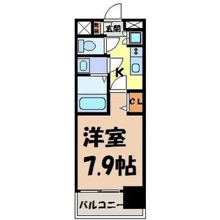 シエルブルー栄【7階】の間取り
