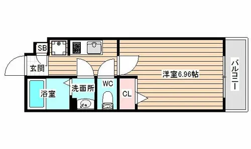 Winston西九条【3階】の間取り