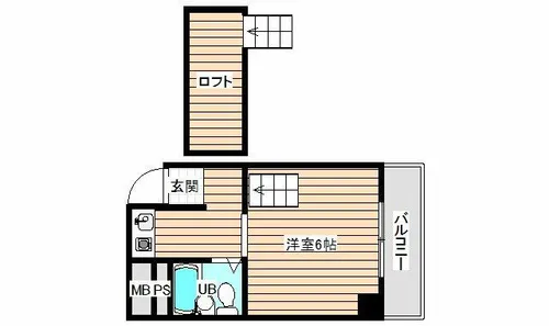 ロフティー野田【5階】の間取り