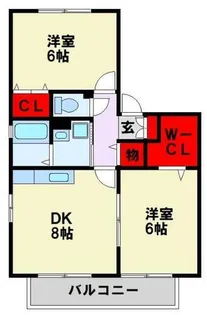 パインテールⅡ【2階】の間取り