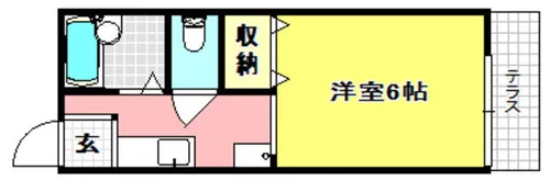 ウィンヒル上郡Ⅱ【2階】の間取り