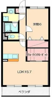 メゾンドクレアール【103号室】の間取り