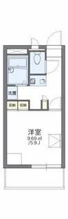 レオパレスグランデ泉B【3階】の間取り