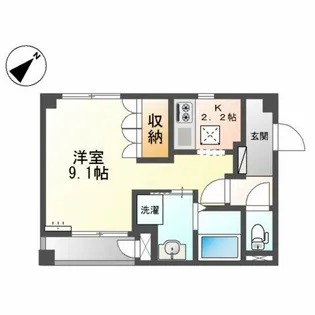 サンプレスA棟【1階】の間取り