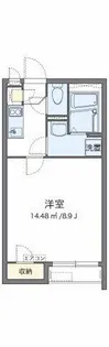 クレイノGRACY浜寺【101号室】の間取り