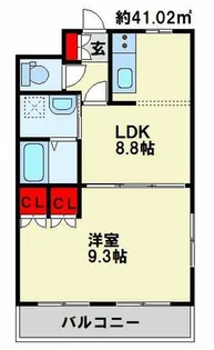 プルメリア【1階】の間取り