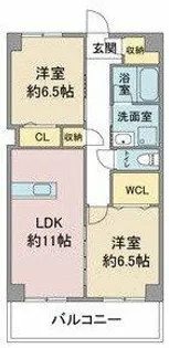 第三翠芳ビル【1階】の間取り