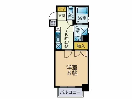 ダイナコート小倉下到津【4階】の間取り