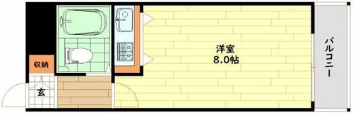 マッセ新大阪レジデンス5号館【3階】の間取り