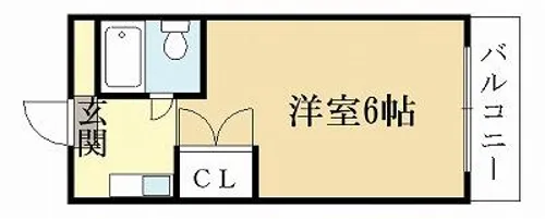 ボーン宇治Ⅰ号館【5階】の間取り