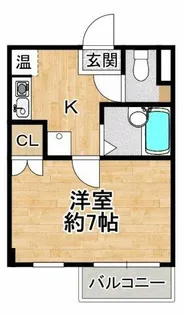 大阪府吹田市千里山高塚【マンション】の間取り