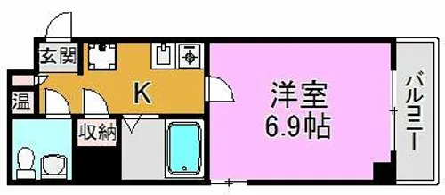 パークモダン高井田【5階】の間取り