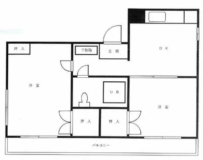 グリーンコーポラス【301号室】の間取り