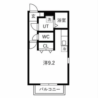 スターブルⅡ【101号室】の間取り
