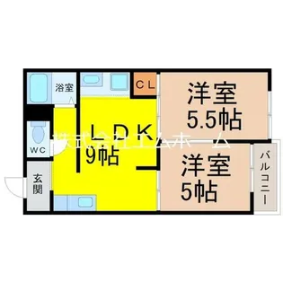 八勝ビル【303号室】の間取り