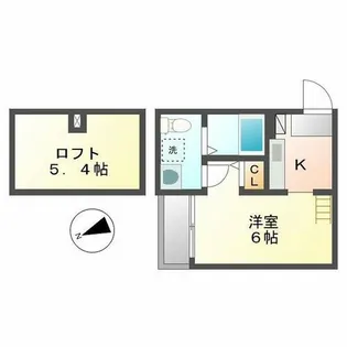 スワンコート【2階】の間取り