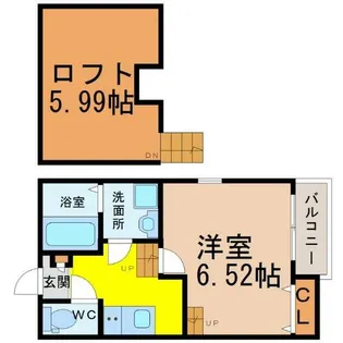 Creo中村公園参番館(クレオ中村公園参番館)【2階】の間取り