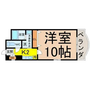 マ・メゾン乾出【3階】の間取り