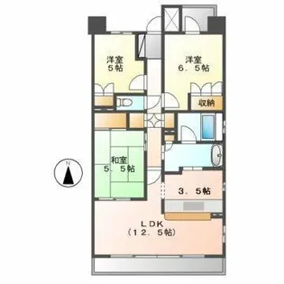 SS.FLAT桜山【8階】の間取り