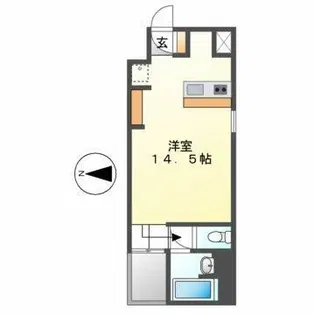 S-FORT六番町【4階】の間取り