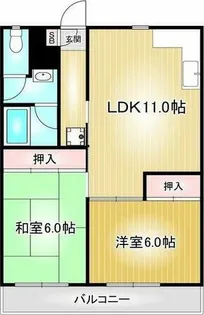 関谷ハイツ【3階】の間取り