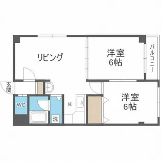 プリンス札幌【2階】の間取り