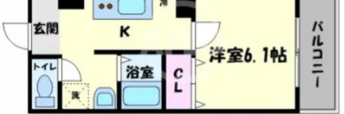 みおつくし杭全【5階】の間取り