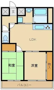 セルジュYS出屋敷【6階】の間取り