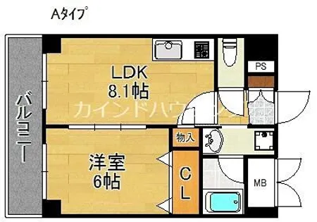 ラピスラズリ【3階】の間取り