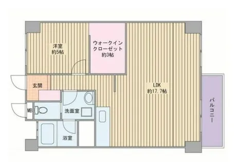 ビラ土山【4階】の間取り