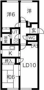 ハウス・メイ【1階】の間取り