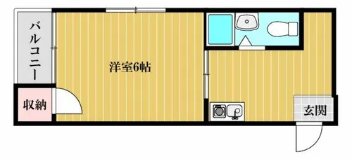 シャトルスギモト【4階】の間取り