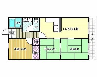 パナグレープ【5階】の間取り