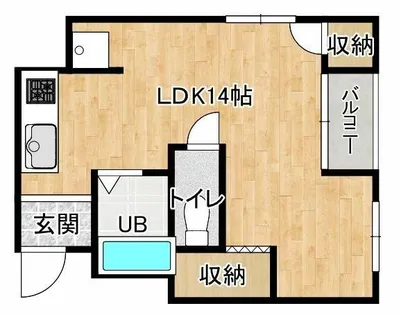 堺グランセ【402号室】の間取り