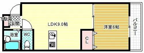 アメージングエステート【1階】の間取り