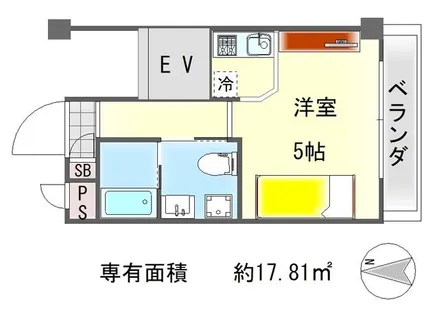 コスモエル下鴨【3階】の間取り