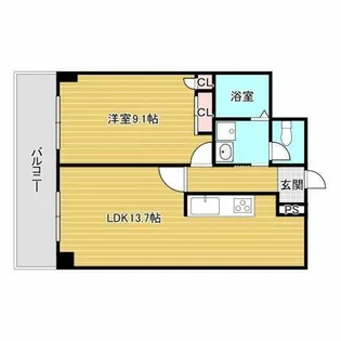 中旺ビル【4階】の間取り