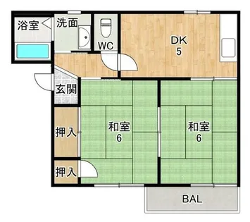 カーサ・カタタ【2階】の間取り