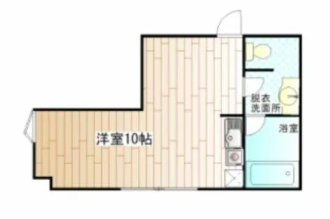 ベルガ片野【6階】の間取り